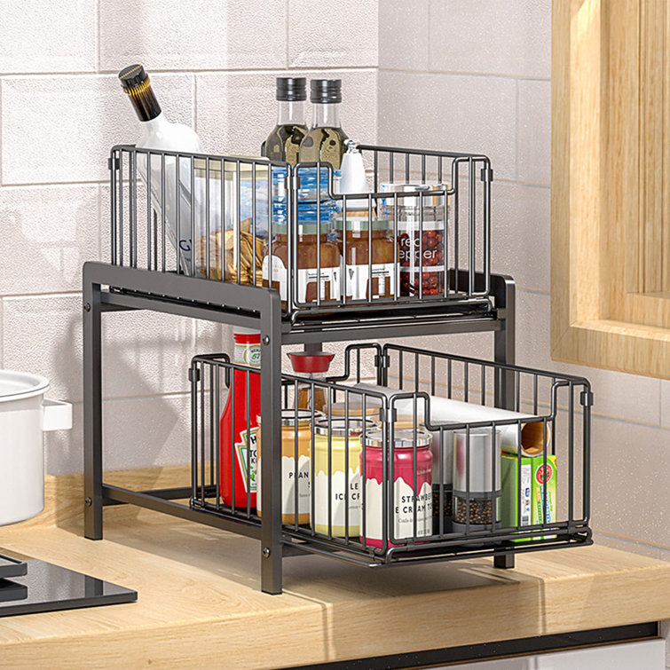 Belfry Kitchen Shelese Under Sink Organiser Wayfair.co.uk